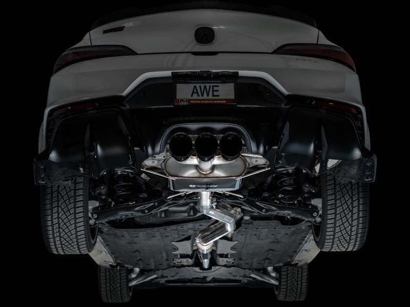 AWE Tuning 2024 Acura Integra Type S DE5 FWD Touring Edition Exhaust w/ Triple Diamond Black Tips - 3015-53335
