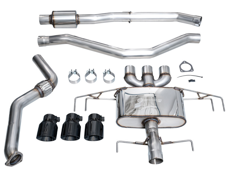 AWE Tuning 2024 Acura Integra Type S DE5 FWD Touring Edition Exhaust w/ Triple Diamond Black Tips - 3015-53335