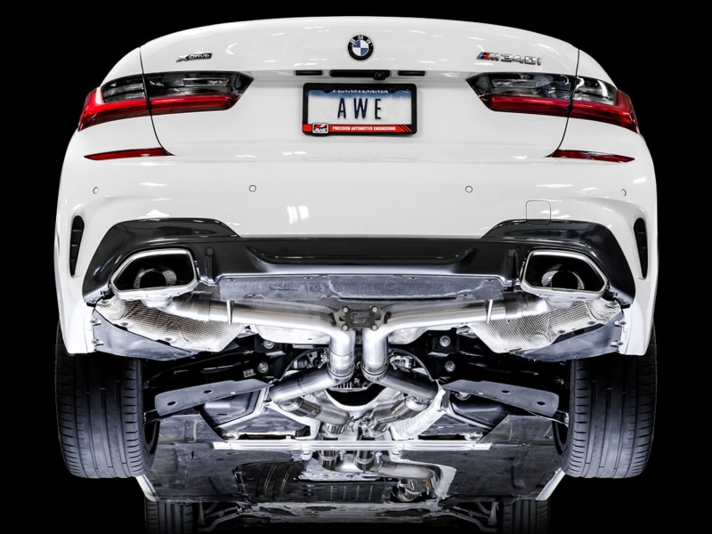 AWE Tuning 2019+ BMW M340i (G20) Track Edition Exhaust (Use OE Tips) - 3020-11032