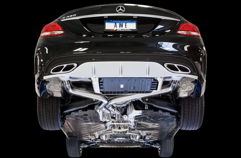 AWE Tuning Mercedes-Benz W205 C450 AMG / C400 Track Edition Exhaust - 3020-31016