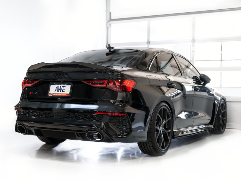 AWE Tuning Audi 22-23 8Y RS3 Cat-Back Track Edition Exhaust System - No Tips - 3020-31389