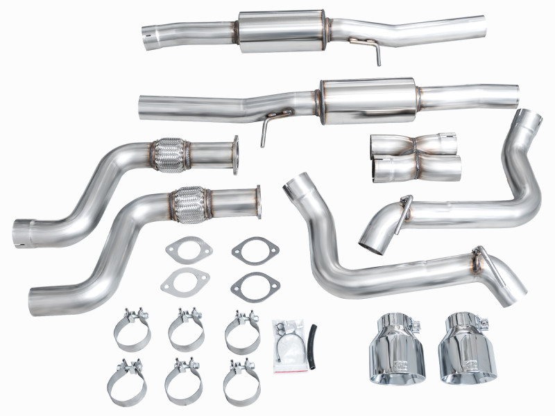 AWE 2023 Nissan Z RZ34 RWD Track Edition Catback Exhaust System w/ Chrome Silver Tips - 3020-32400