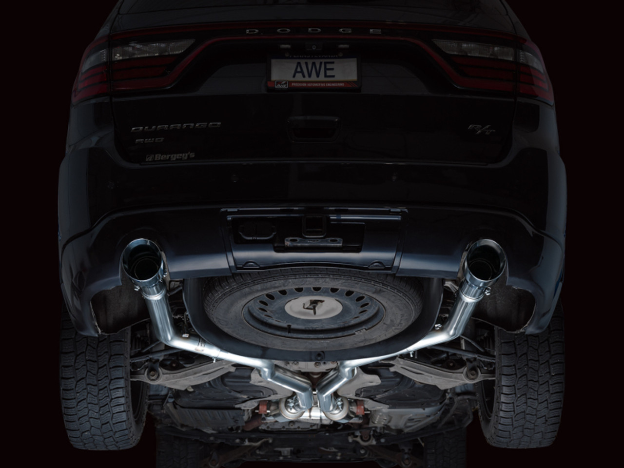 AWE Tuning 11-24 Dodge Durango 5.7L Track Edition Exhaust w/ Chrome Silver Tips - 3020-32575