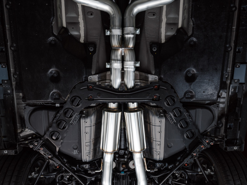 AWE 2023 Nissan Z RZ34 RWD Track Edition Catback Exhaust System w/ Diamond Black Tips - 3020-33400