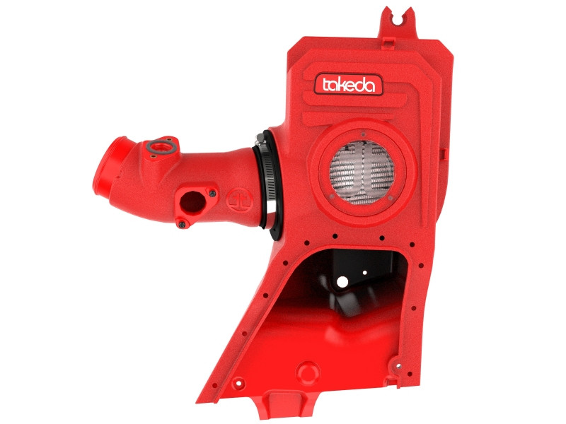 aFe 23-24 Honda Civic Type R Takeda Momentum Red Edition Cold Air Intake System w/ Pro DRY S Filter - 56-70062DR