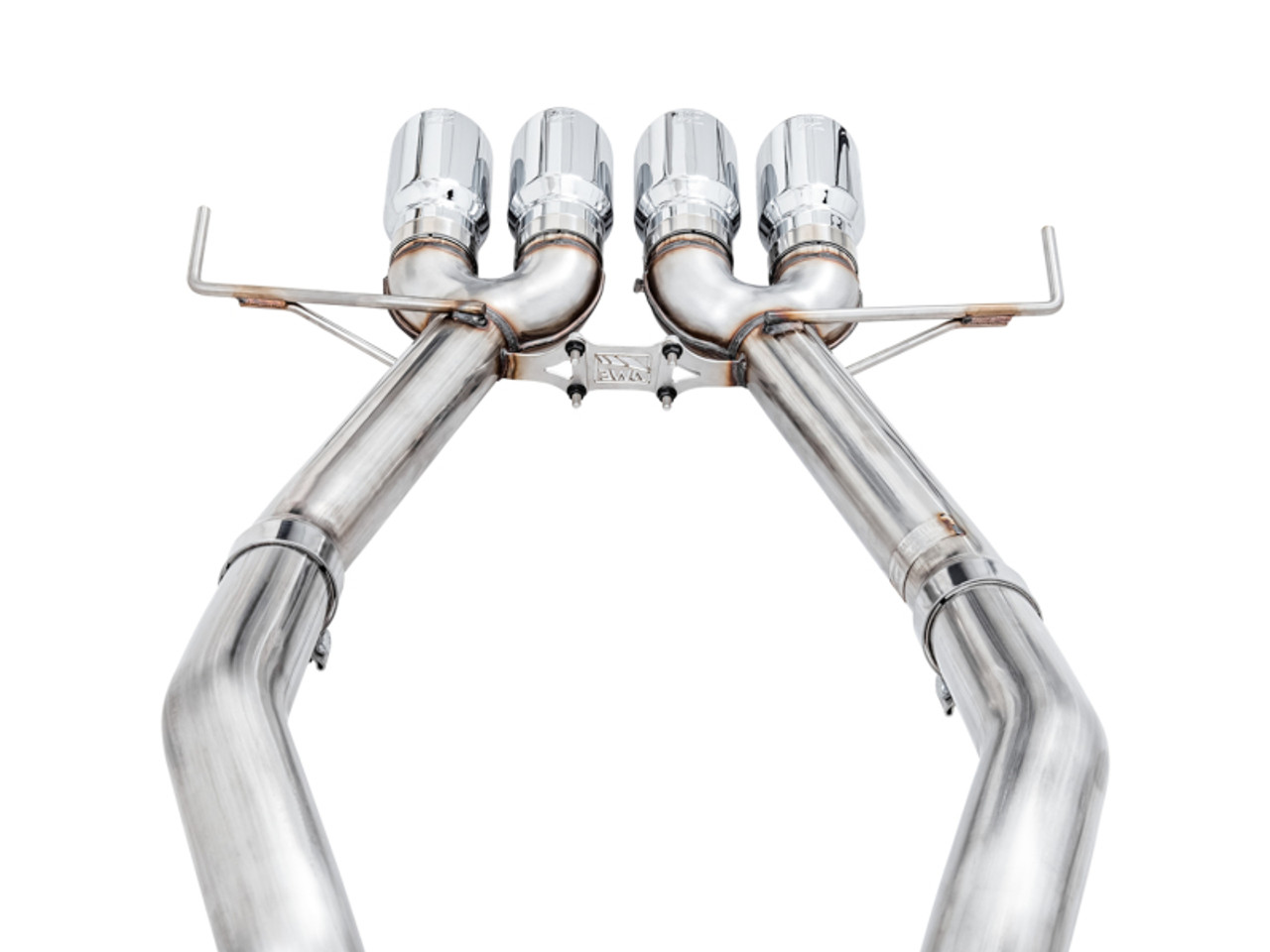 AWE Tuning 14-19 Chevy Corvette C7 Z06/ZR1 (w/AFM) Track Edition Axle-Back Exhaust w/Chrome Tips - 3020-42073