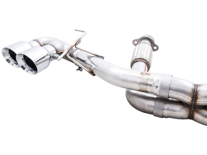 AWE Tuning 2020 Chevrolet Corvette (C8) Track Edition Exhaust - Quad Chrome Silver Tips - 3020-42080