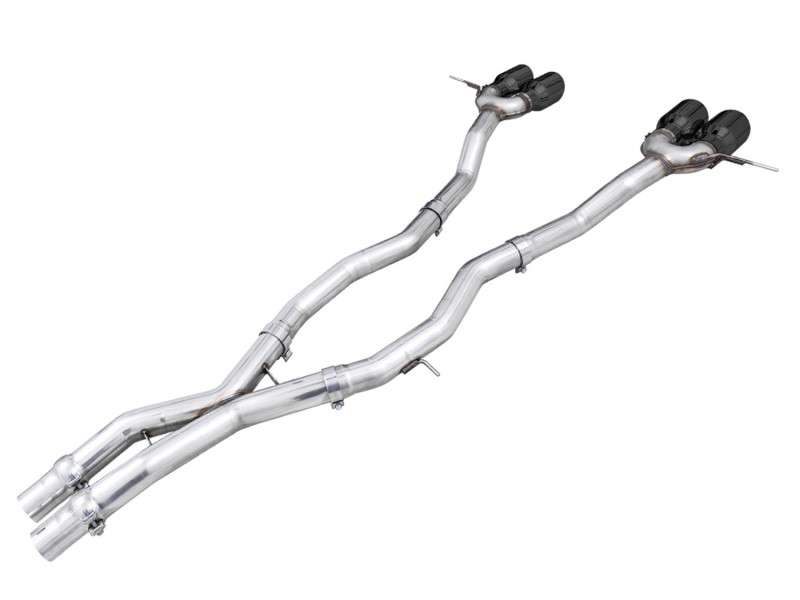 AWE Track Edition Catback Exhaust for BMW G8X M3/M4 - Diamond Black Tips - 3020-42482