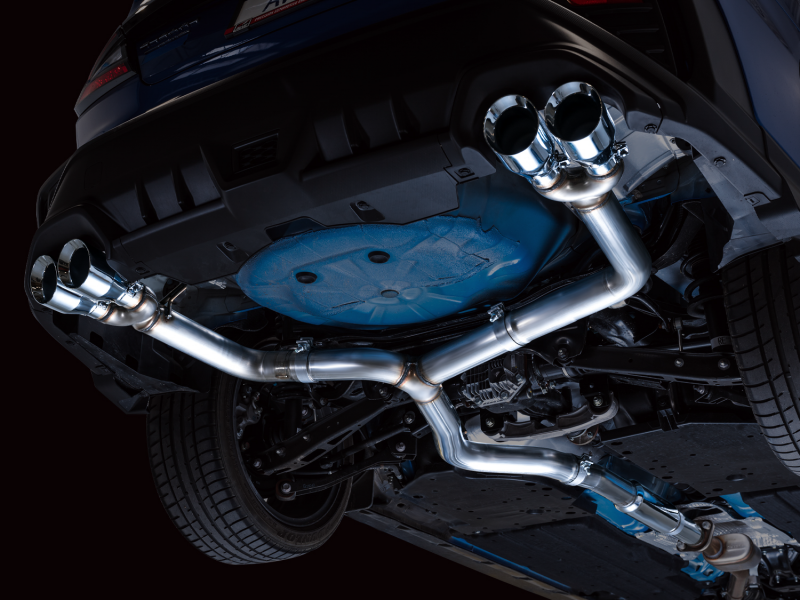 AWE Tuning 2022+ VB Subaru WRX Track Edition Exhaust - Chrome Silver Tips - 3020-42979