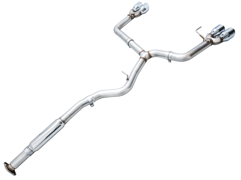 AWE Tuning 2022+ VB Subaru WRX Track Edition Exhaust - Chrome Silver Tips - 3020-42979
