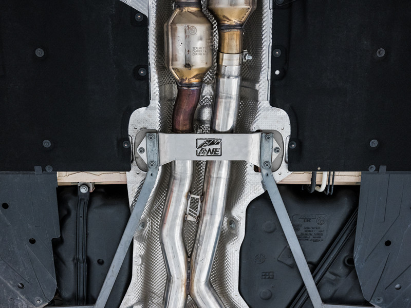 AWE Tuning BMW F8X M3/M4 Track Edition Catback Exhaust - Diamond Black Tips - 3020-43087