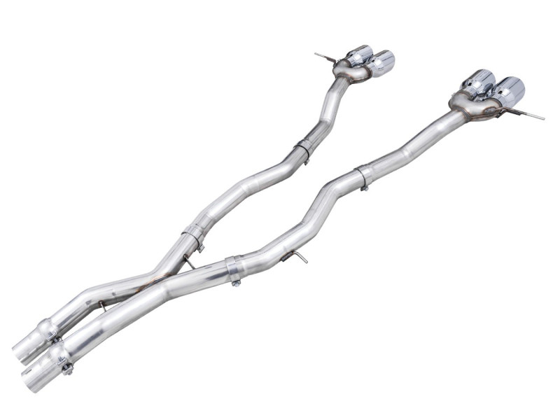 AWE Track Edition Catback Exhaust for BMW G8X M3/M4 - Chrome Silver Tips - 3020-43482