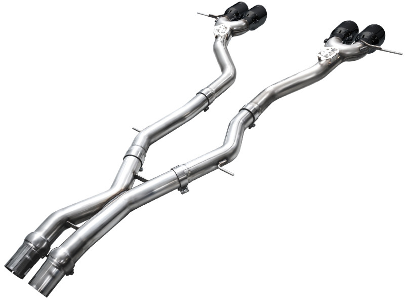 AWE Tuning 23-24 BMW G87 M2 Track Edition Exhaust - Diamond Black Tips - 3020-43487