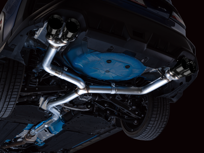AWE Tuning 2022+ VB Subaru WRX Track Edition Exhaust - Diamond Black Tips - 3020-43979