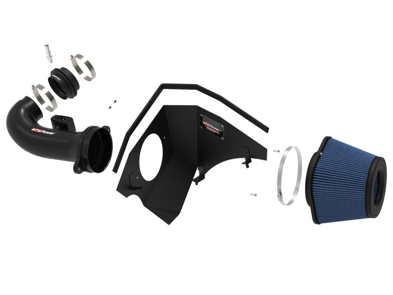 aFe Track Series Carbon Fiber Pro 5R AIS - 16-19 Chevrolet Camaro SS V8-6.2L - 57-10005R