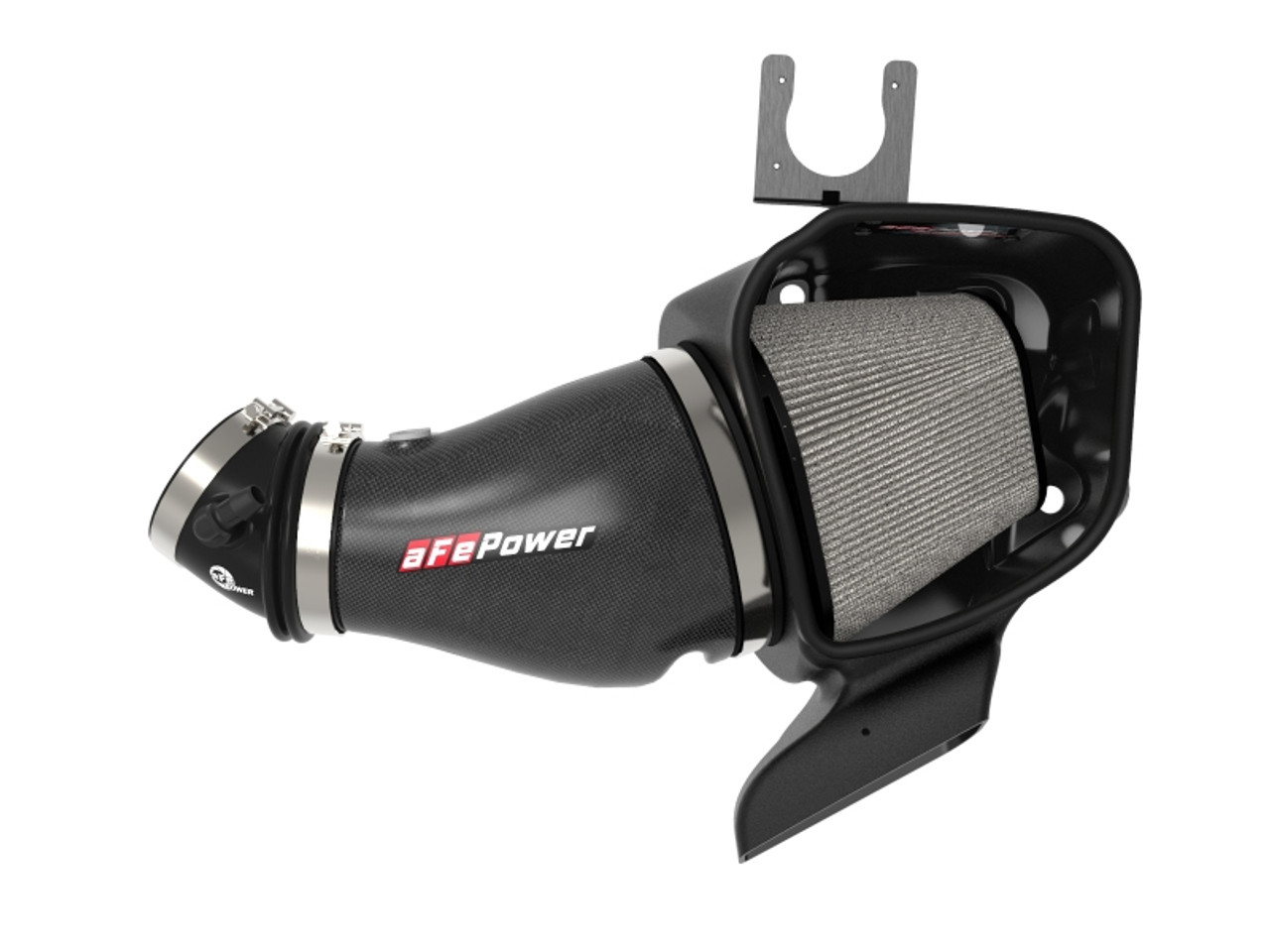 aFe Track Series Carbon Fiber Pro Dry S AIS - 19-20 Jeep Grand Cherokee Trackhawk 6.2L - 57-10009D