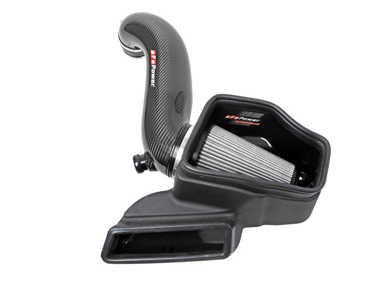 aFe 15-19 VW Golf R (MKVII) L4-2.0L (t) Track Series Carbon Fiber Intake System w/ Pro DRY S Filter - 57-10016D
