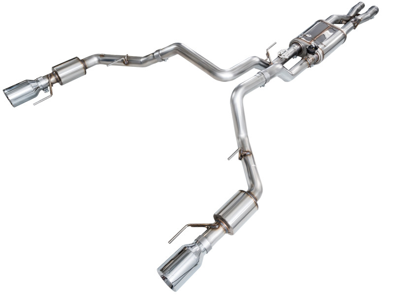 AWE Gen 3 Raptor R SwitchPath Exhaust  - Chrome Silver Tips - 3025-32852