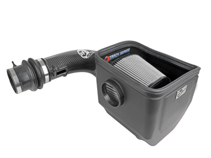 aFe 19-23 Nissan Patrol 4.8L L6 Track Series Carbon Fiber Intake System w/Pro DRY S Filter - 57-10019D