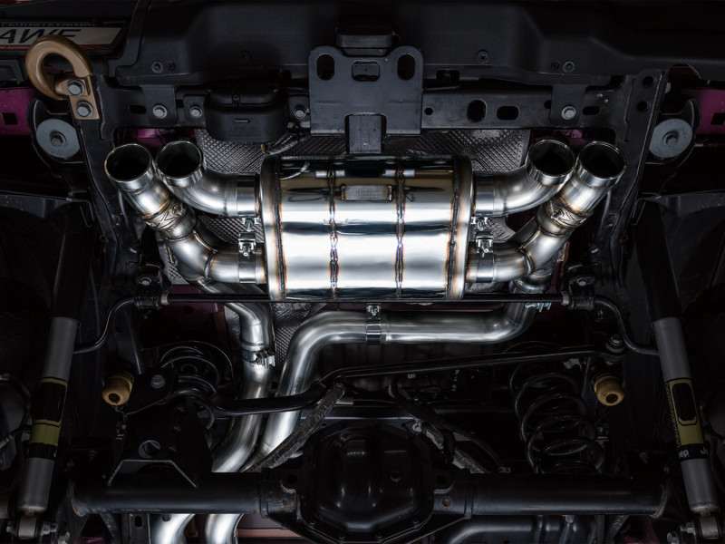 AWE 21+ Wrangler 392 Switchpath Cat-Back Exhaust- Quad BashGuards - 3025-41392