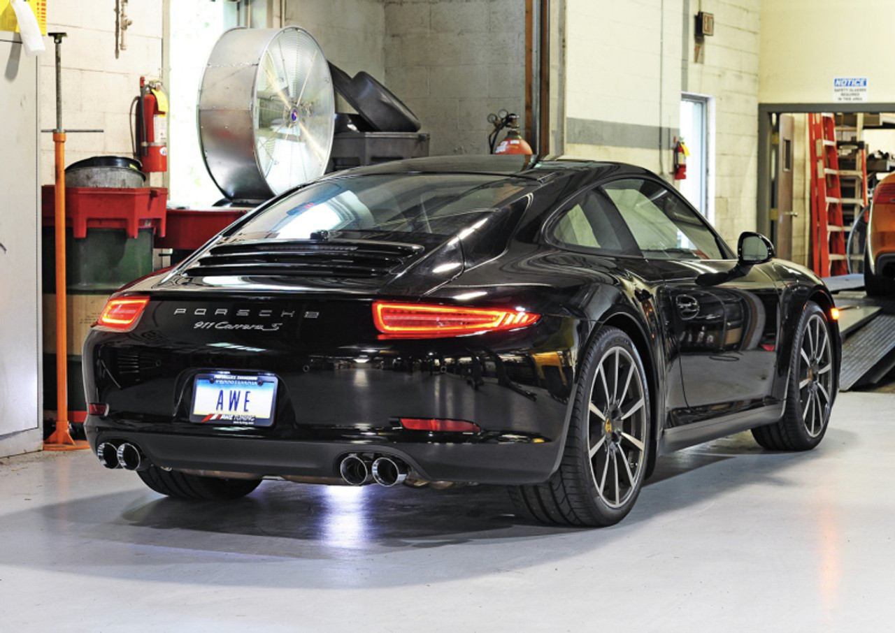 AWE Tuning Porsche 991 SwitchPath Exhaust for Non-PSE Cars Chrome Silver Tips - 3025-42012