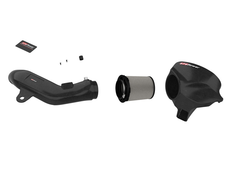 aFe Black Series Carbon Fiber CAIS w/PDS Filter 16-18 BMW M2 (F87) L6-3.0L - 58-10004D
