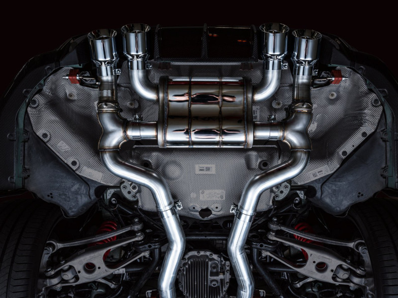 AWE SwitchPath Catback Exhaust for BMW G8X M3/M4 - Chrome Silver Tips - 3025-43480