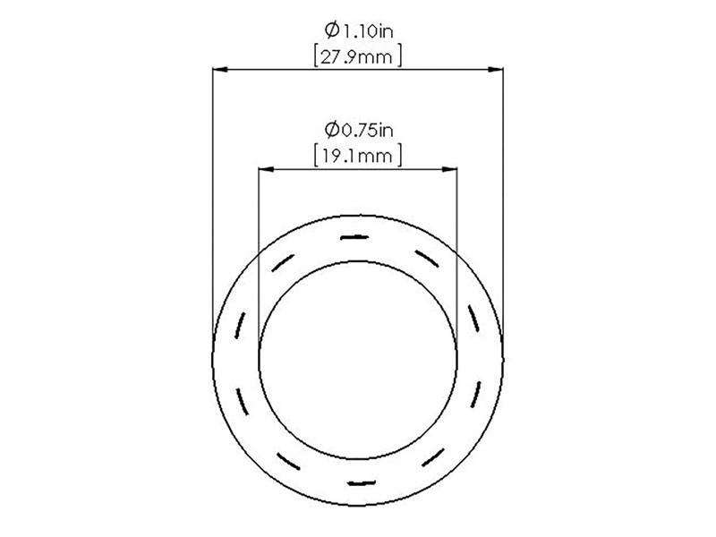 aFe Magnum FORCE Cold Air Intake System Spare Parts Kit (3/4in ID x 24in L) - 59-02007