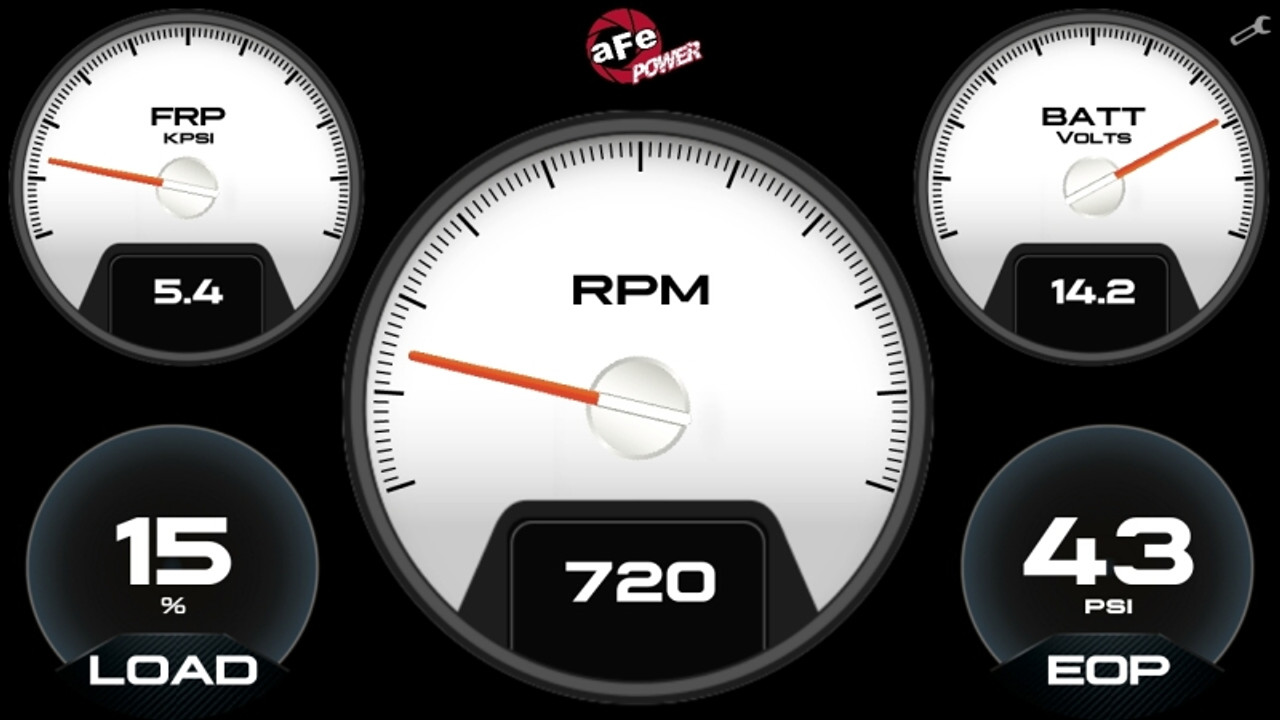 aFe AGD Advanced Gauge Display Digital 5.5in Monitor 08-18 Dodge/RAM/Ford/GM Diesel Trucks - 77-91001