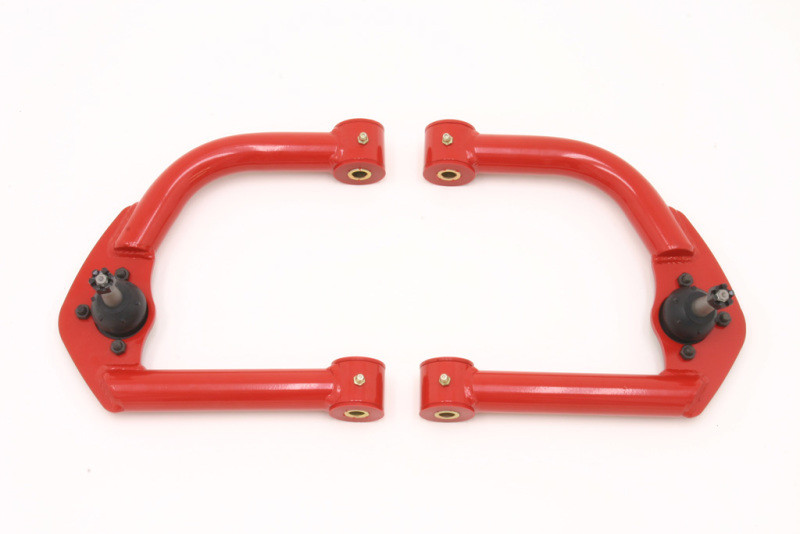 BMR 93-02 F-Body Non-Adj. Upper A-Arms (Polyurethane) - Red - AA001R