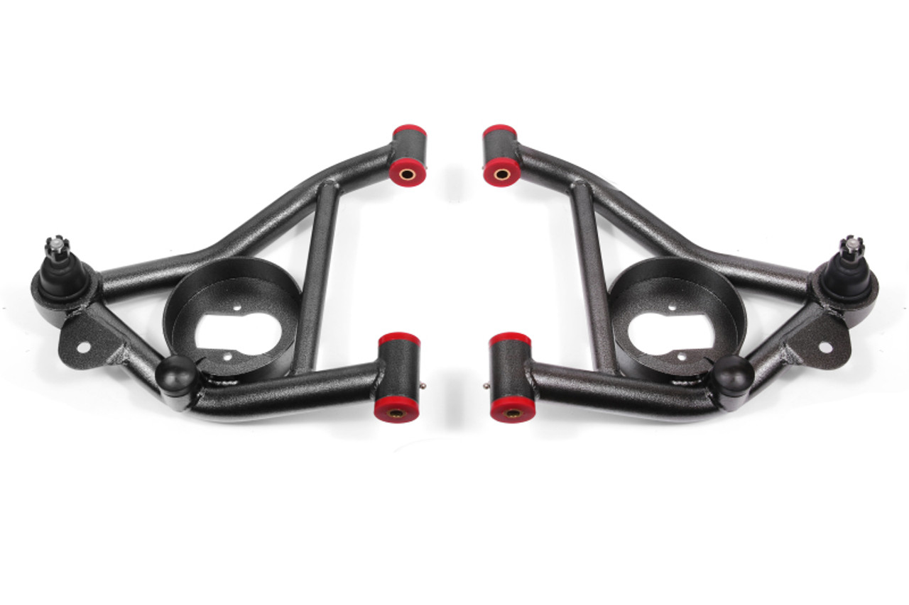 BMR 82-92 Chevy Camaro / 82-92 Firebird Non-Adj. Lower A-Arms (Polyurethane) - Black Hammertone - AA008H