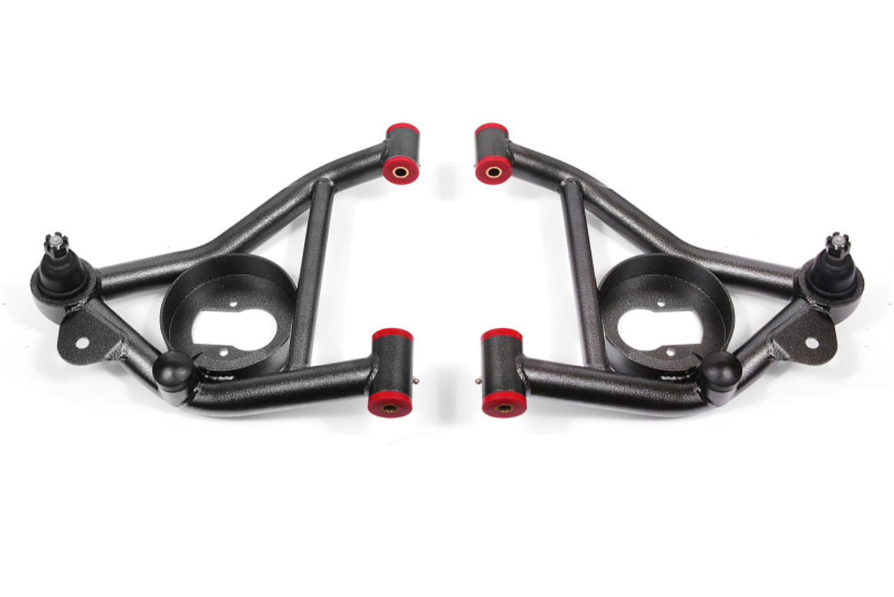 BMR 82-92 Chevy Camaro / 82-92 Firebird Non-Adj. Lower A-Arms (Polyurethane) - Black Hammertone - AA008H