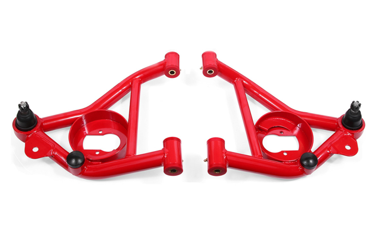 BMR 78-87 G-Body Non-Adj. Lower A-Arms (Polyurethane) - Red - AA011R