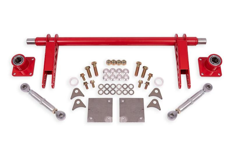 BMR 79-04 Ford Mustang 1.375in Rear Weld-on Anti-roll Bar Kit Hollow - Red - ARB732R