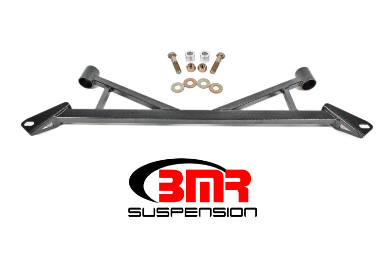BMR 15-24 S550 Mustang Front 4-Point Subframe Chassis Brace - Black Hammertone - CB006H