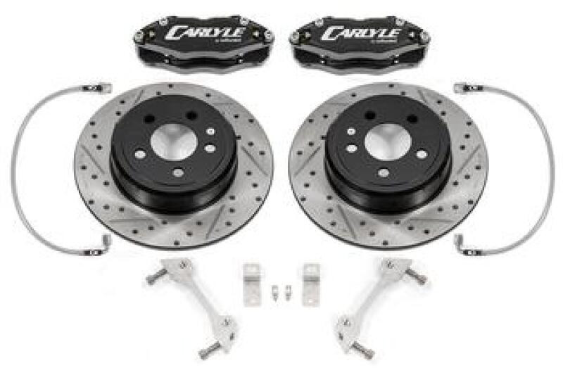 BMR Carlyle Racing 15" Brake Kit for Conversion Black Calipers - Dodge Hellcat Redeye or Demon