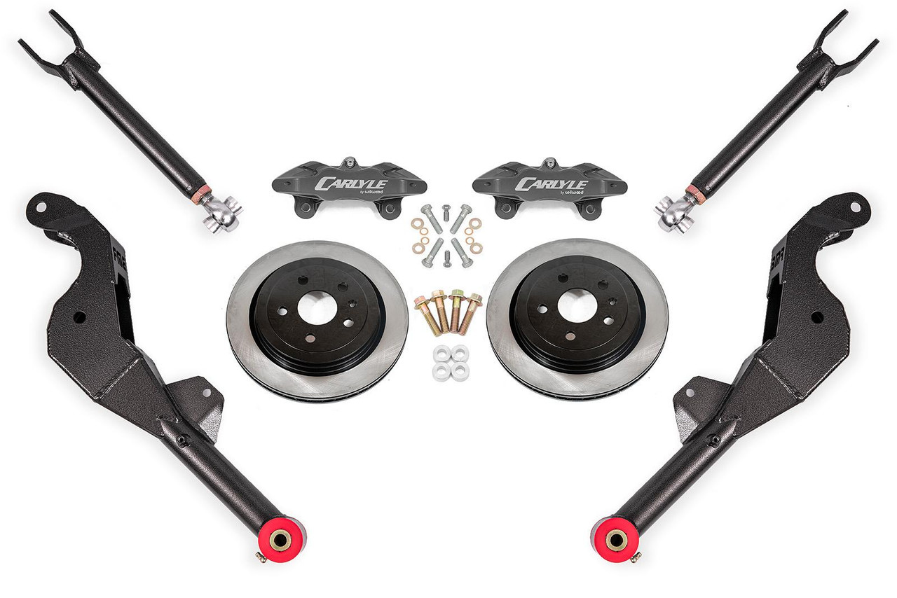 BMR 08-09 Pontiac G8 / 14-17 Chevrolet SS 15in Conversion Kit w/ Solid Rotors & Black Calipers - DRP300H