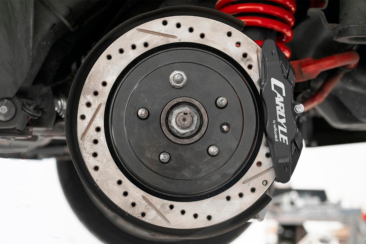 BMR 14-17 Chevrolet SS 15in Conversion Kit w/ Drilled & Slotted Rotors & Red Calipers - DRP303H