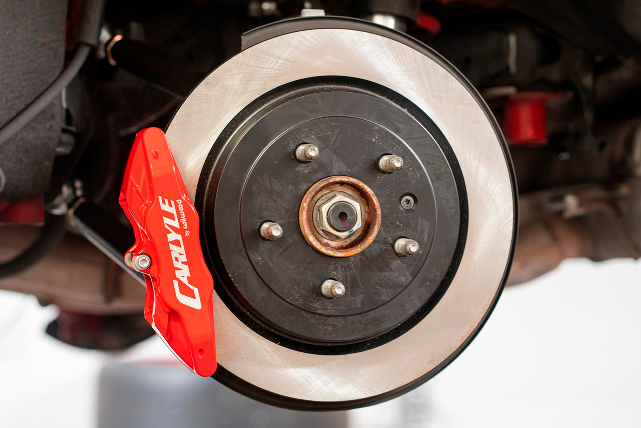 BMR Carlyle Racing 15" Conversion Kit - Solid Rotors / Red Calipers - 16-24 Chevrolet Camaro SS / ZL1