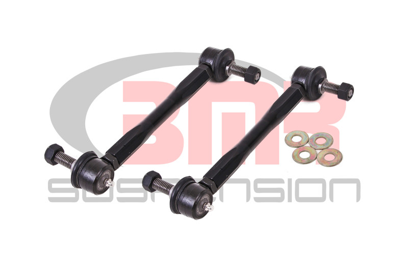 BMR 15-24 S550 Mustang Front Sway Bar End Link Kit - Black - ELK013