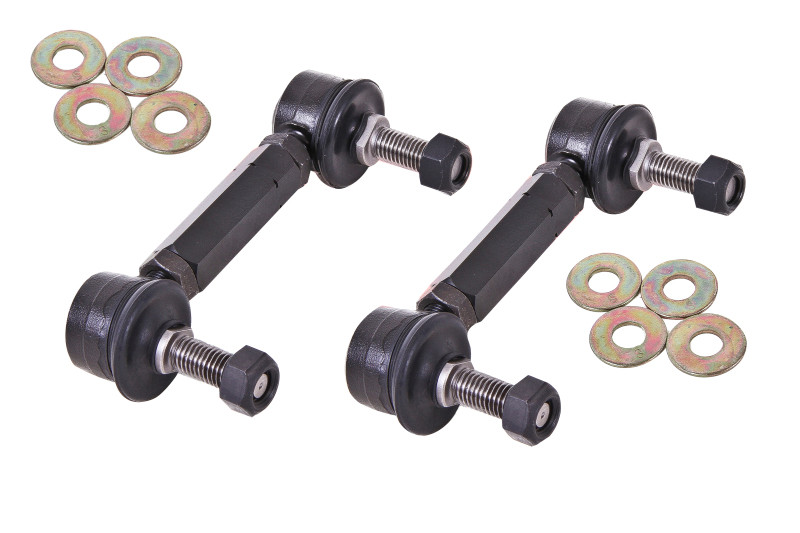 BMR 15-24 S550 Mustang Rear Sway Bar End Link Kit - Black - ELK014