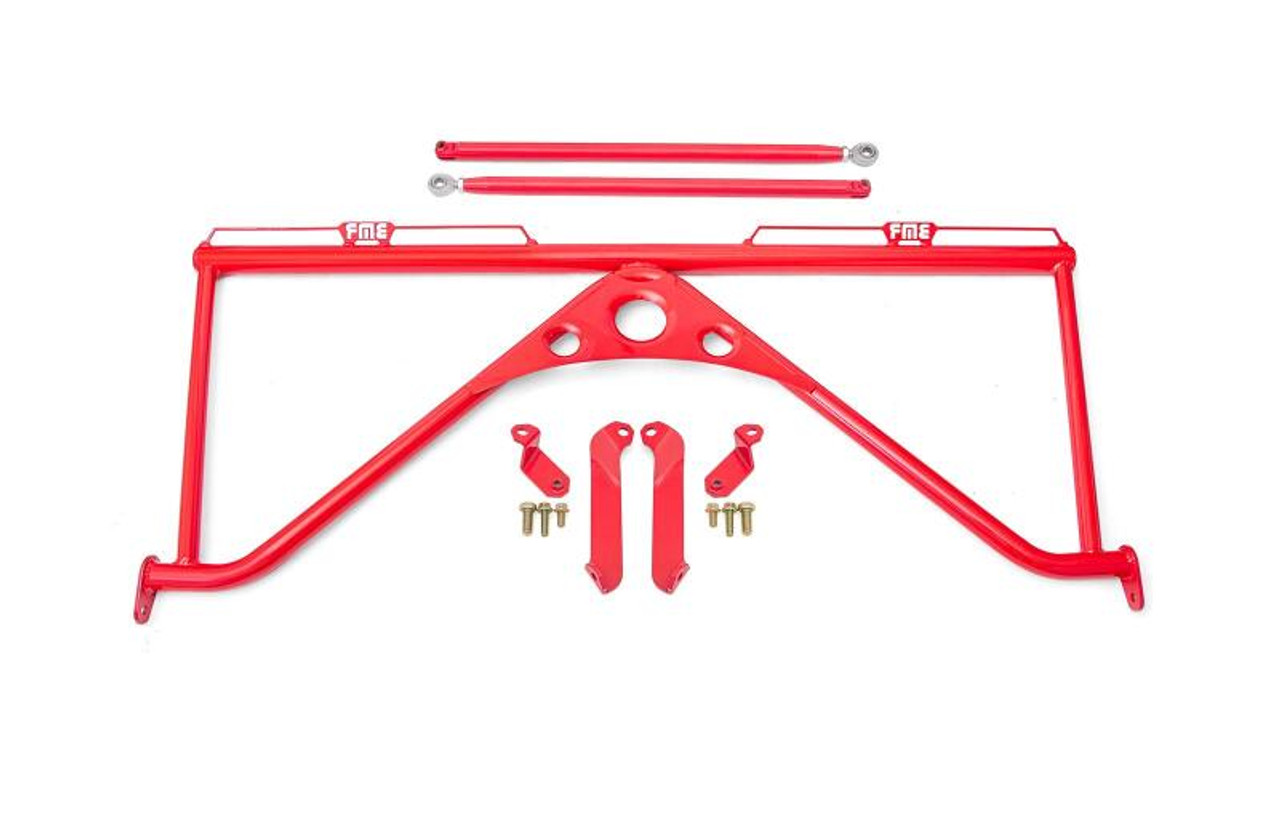BMR Suspension 16-24 6th Gen Camaro Harness Bar - Red - HB360R