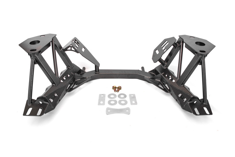 BMR 79-95 Ford Mustang K-Member Premium Version w/Spring Perches - Black Hammertone - KM733H