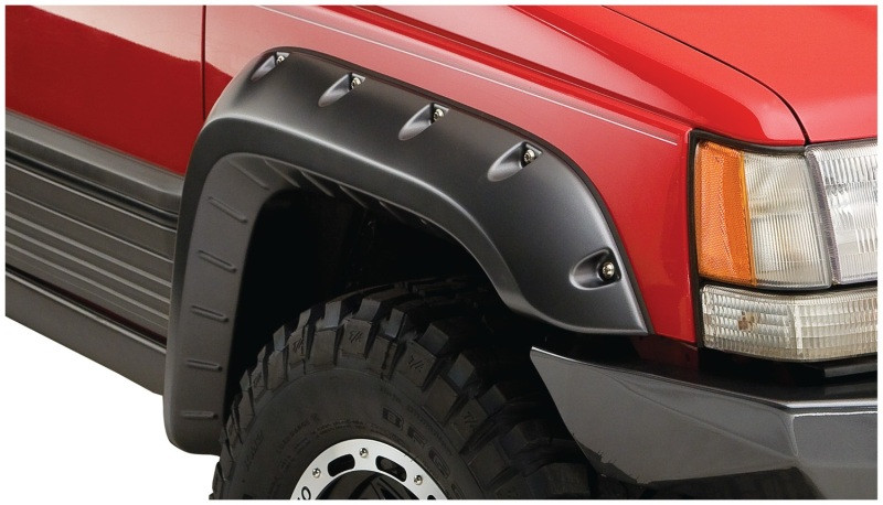 Bushwacker 93-98 Jeep Grand Cherokee Cutout Style Flares 4pc - Black - 10916-07