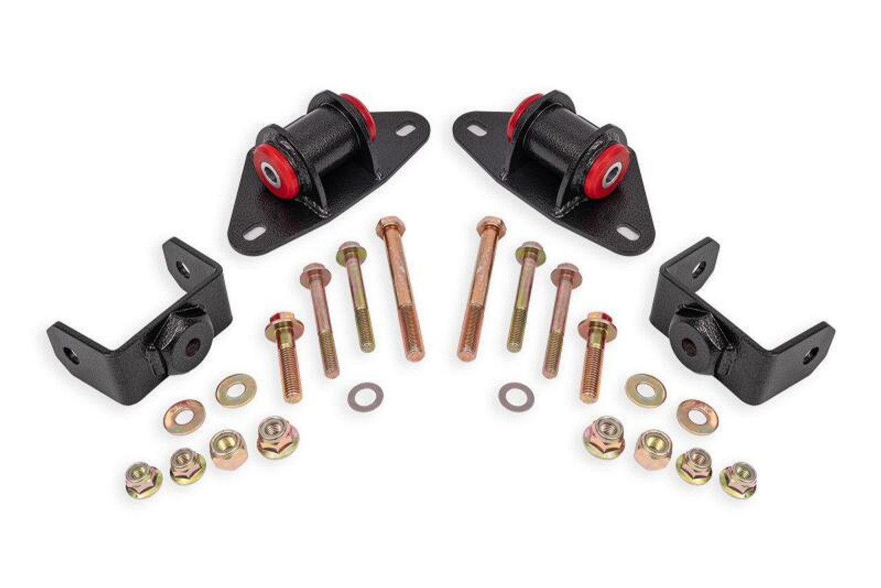 BMR Motor Mounts w. Poly Bushings - Black - 14-19 C7 Corvette
