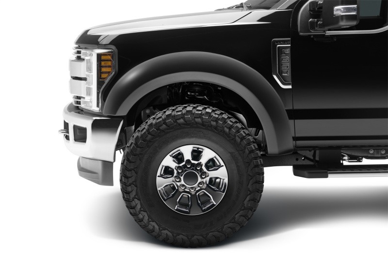 Bushwacker 17-18 Ford F-250 Super Duty Extend-A-Fender Style Flares 2pc - Black - 20087-02
