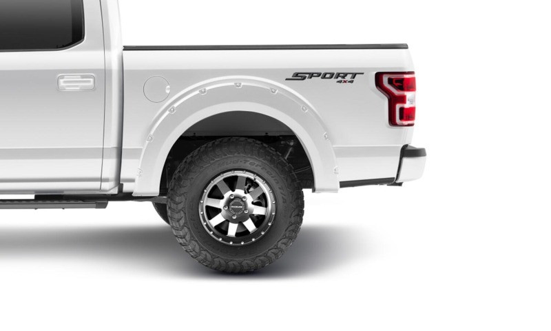 Bushwacker 18-19 Ford F-150 Pocket Style Flares 4 pc - Oxford White - 20945-12