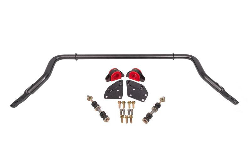 BMR 82-92 Chevrolet Camaro Sway Bar Kit Front Hollow 38mm Adjustable - Black Hammertone - SB334H