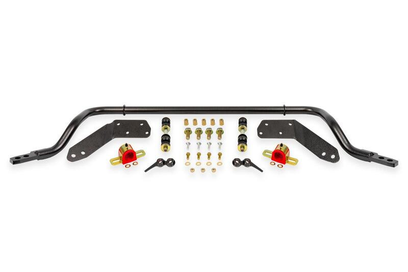 BMR 78-87 G-Body Front Sway Bar Kit - 1.25in Hollow - 2-Hole Adjustable - Black Hammertone - SB461H