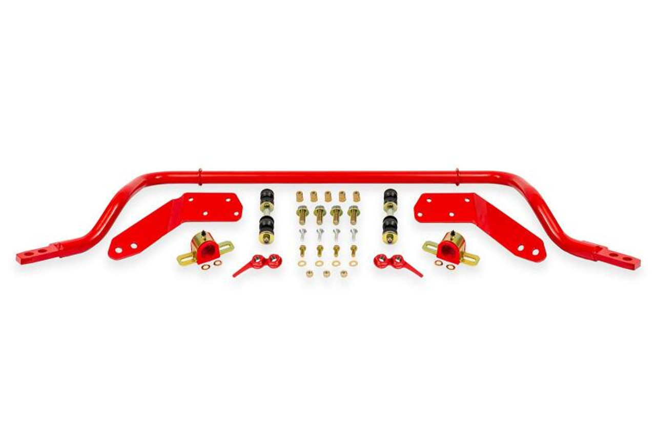 BMR 78-87 G-Body Front Sway Bar Kit - 1.25in Hollow - 2-Hole Adjustable - Red - SB461R